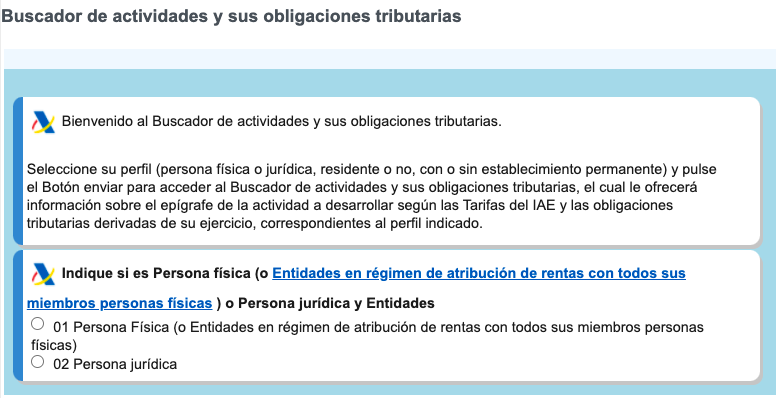 Tras responder a un cuestionario, el nuevo buscador de Hacienda indica todas las obligaciones tributarias de los autónomos